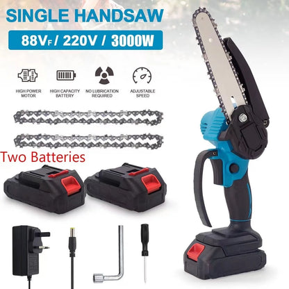 Mini Motosierra PowerCut 24V – Compacta, Potente y de Una Mano