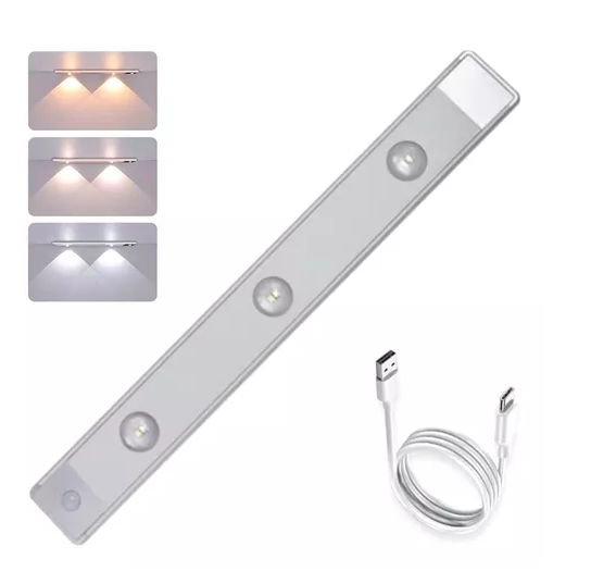¡PROMO 3X1! Barra Led con Sensor Movimiento de 20 cm