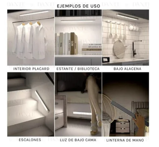 ¡PROMO 3X1! Barra Led con Sensor Movimiento de 20 cm